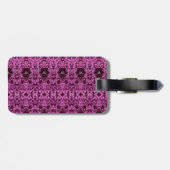 Darker Cabbage Ikat 7 Bagagelabel (Achterkant horizontaal)