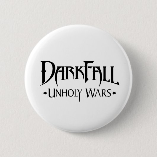 Darkfall Unholy Wars Logo Round Button (Voorkant)