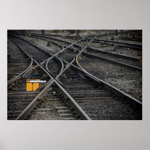 Darkfield treinspoor poster