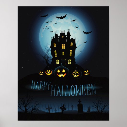 Darkly Elegant Halloween Poster (Voorkant)