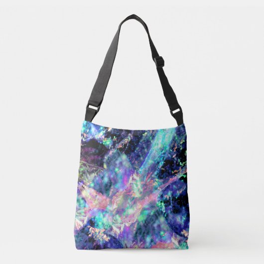 darkness and light, dark opal: crossbody tas (Voorkant)