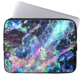 darkness and light, dark opal: laptop sleeve