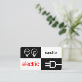 Darkness And Light Electric Squares Visitekaartje (Staand voorkant)