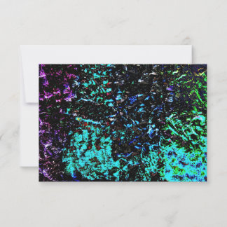 Darkness galaxy blue abstract invitation,Bold art Kaart