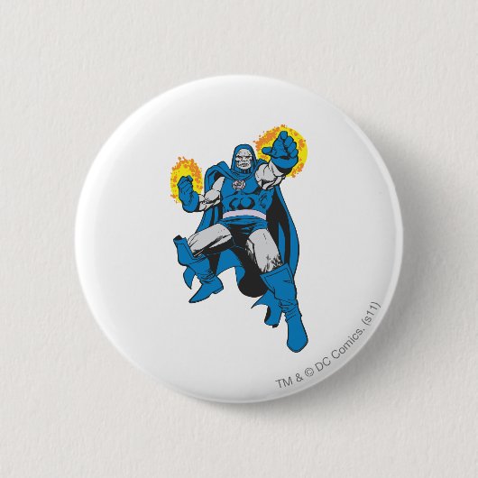 Darkseid en de Omega Force Ronde Button 5,7 Cm (Voorkant)