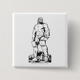 Darkseid-overzicht Vierkante Button 5,1 Cm