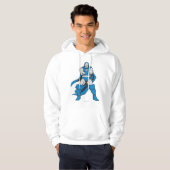 Darkseid Poses Hoodie (Voorkant volledig)