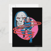 Darkseid Shoots Omega Beams Briefkaart (Voorkant / Achterkant)