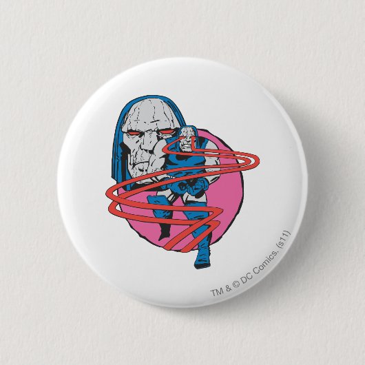 Darkseid Shoots Omega Beams Ronde Button 5,7 Cm (Voorkant)