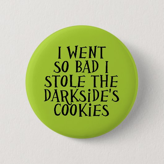 Darkside's koekjes ronde button 5,7 cm (Voorkant)