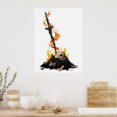 darksoults vuur poster (Keuken)