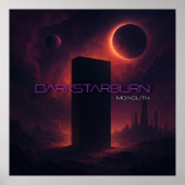DarkStarBurn Monolith Poster (Voorkant)