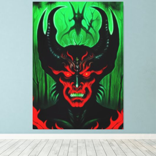 Darkwoods Skinwalker 1 Canvas Afdruk (Insitu (Houten vloer))
