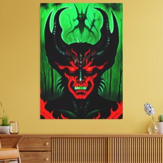 Darkwoods Skinwalker 1 Canvas Afdruk (Insitu (Woonkamer))