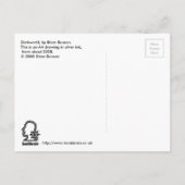 Darkworld, door Brian Benson Briefkaart (Achterkant)