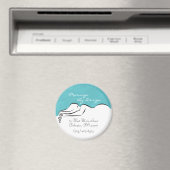 Darla [bleu spa] Magnet (In Situ (Lave-vaisselle))