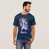 DARLA-naam Aangepaste aangepaste regenboogontsteki T-shirt (Voorkant volledig)