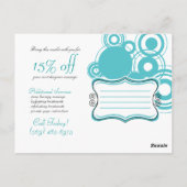 Darla [spa blue] Briefkaart (Achterkant)