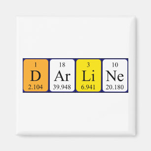 Darline periodieke lijstnaam magnet magneet