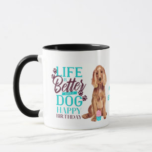 Darling Cocker Spaniel Dog houdt van MOM Birthday Mok