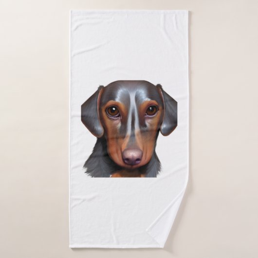 Darling Dachshund (Serviette de bain)