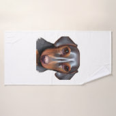 Darling Dachshund (Serviette de bain)