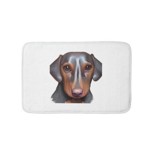 Darling Dachshund Badmat (Voorkant)