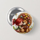 Darling Dandelion Ronde Button 5,7 Cm (Voorkant /achterkant)