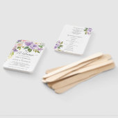 Darling Flora Wedding Programme Fan Handwaaier (Niet-gemonteerd)