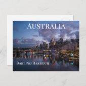 Darling Harbour Australië Briefkaart (Voorkant / Achterkant)