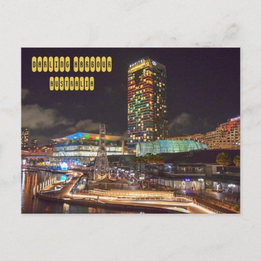 Darling Harbour Briefkaart (Voorkant)