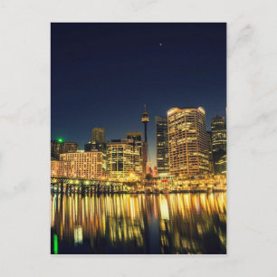 Darling Harbour Sydney Australia City Skyline Briefkaart
