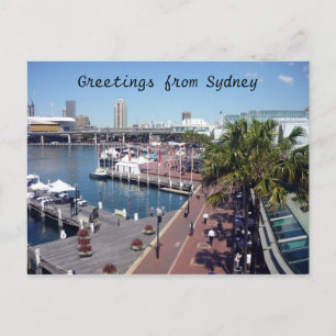 darling harbour sydney briefkaart