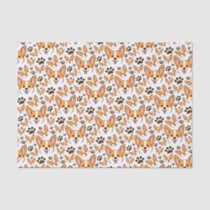 Darling Pembroke Welsh Corgi Pet Puppy Dog Tissuepapier