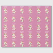 Darling pussy cat Invitation Cadeaupapier (Vlak)