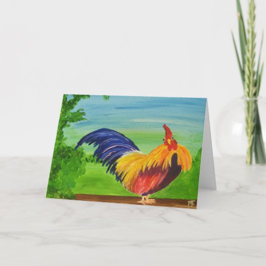Darling - Rooster - Carte de voeux (Devant)