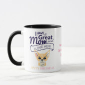 Darling Shorthaired Honey Chihuahua MOM Birthday Mok (Links)