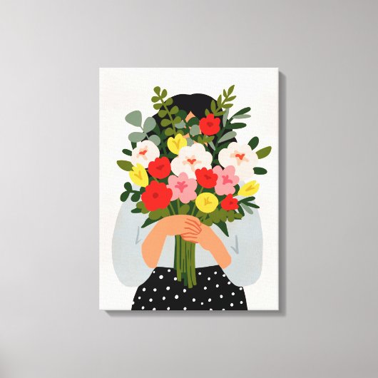 Darling Valentijn II Canvas Afdruk (Voorkant)