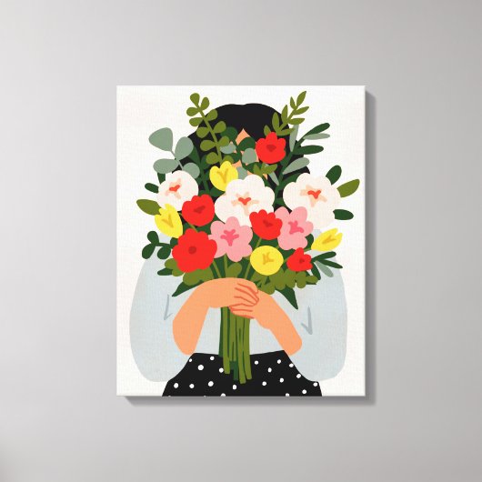 Darling Valentijn II Canvas Afdruk (Voorkant)