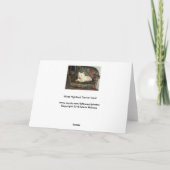 Darling West Highland Terrier denkt aan je Kaart (Achterkant)