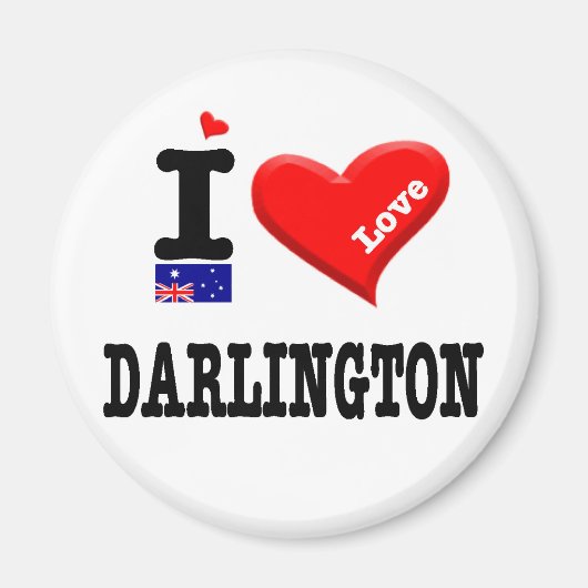 DARLINGTON - I Love Magneet (Voorkant)