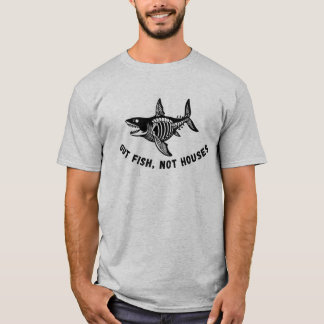 Darm Vis, Niet Huizen Grappige Vis Humor Haai Vade T-shirt