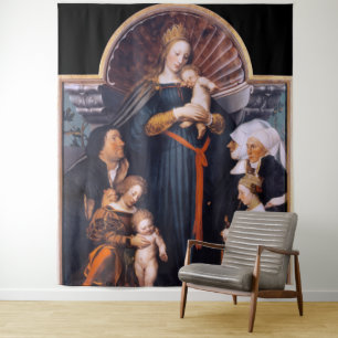 Darmstadt Madonna, Holbein de Younger Wandkleed