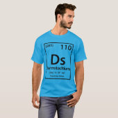 Darmstadtium Element (zwart) T-shirt (Voorkant volledig)