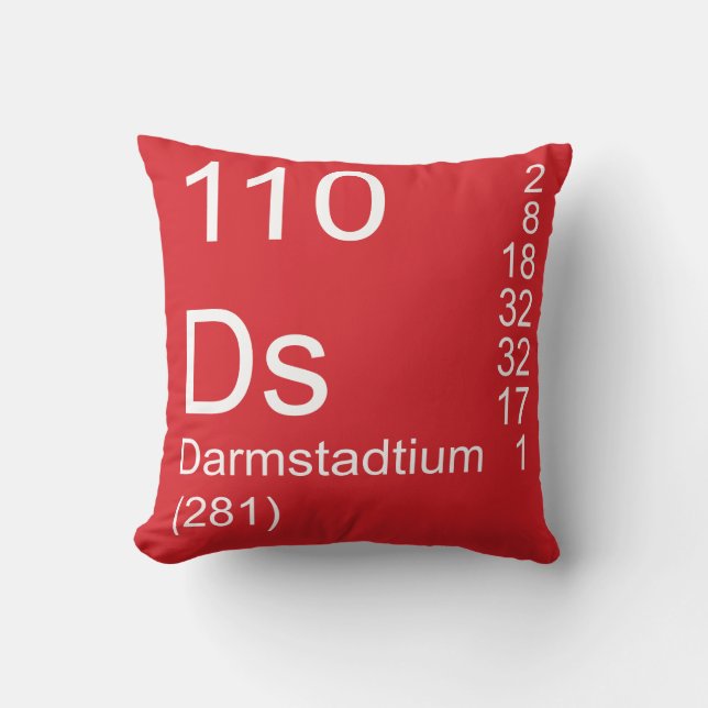 Darmstadtium Kussen (Voorkant)
