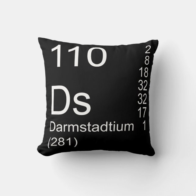Darmstadtium Kussen (Voorkant)