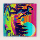 Darn Trees | Bigfoot Disc Golf Humor Legpuzzel (Horizontaal)