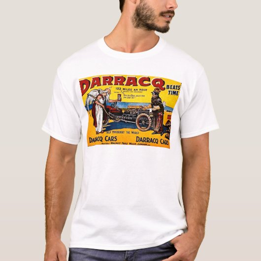 Darracq -  automatische reclame t-shirt (Voorkant)