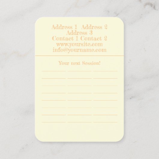 DARSHAN du Soleil - Carte de visite (Dos)