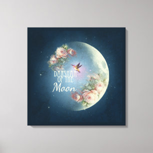 DARSHAN van de Maan - Ingewikkeld Canvas Afdruk